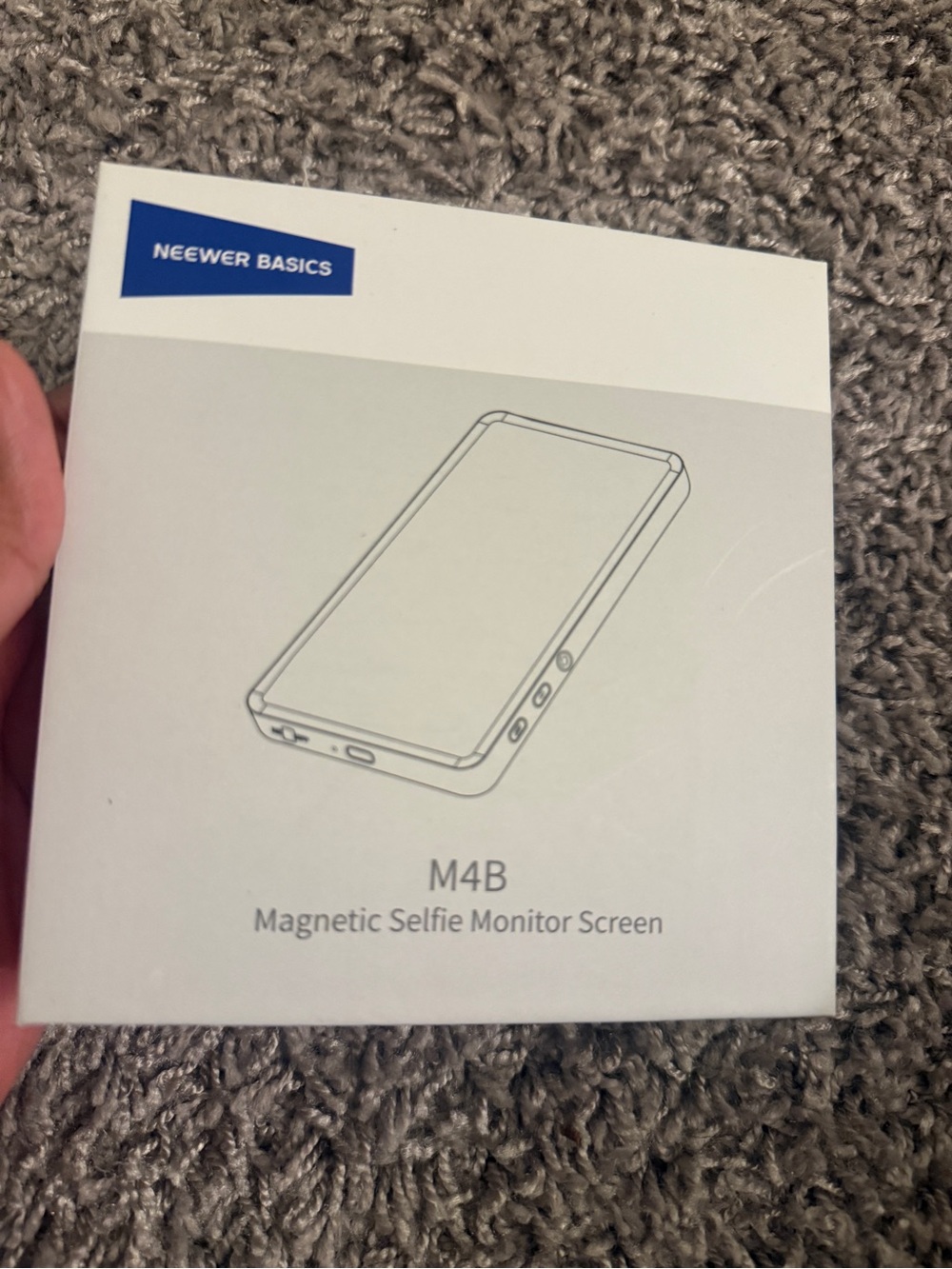 Neewer Basics M4B Magnetic Selfie Monitor Screen - White